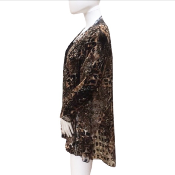 Regal Fashions / Chiffon Animal print / Shear dressy Jkt - Picture 11 of 16